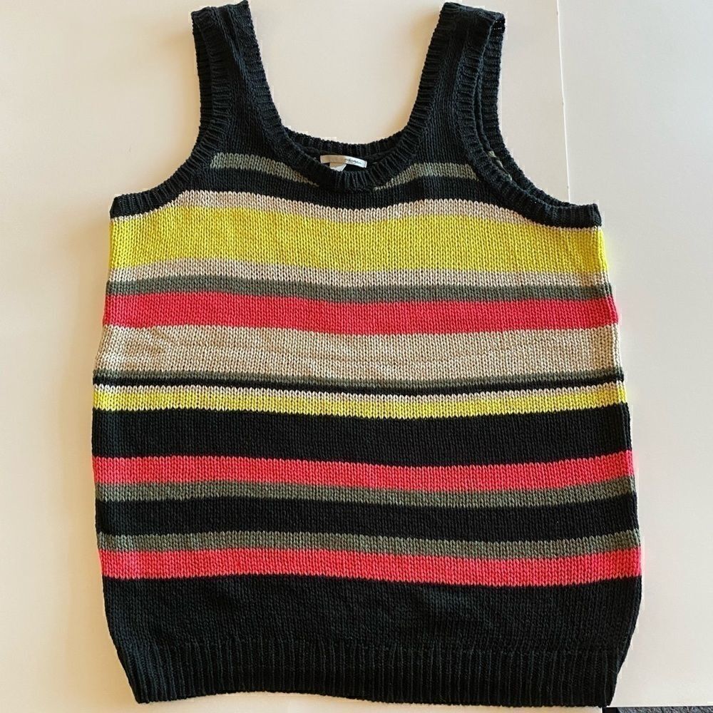 Halogen Multicolor Tank Top Sweater Size M - Picture 2 of 8